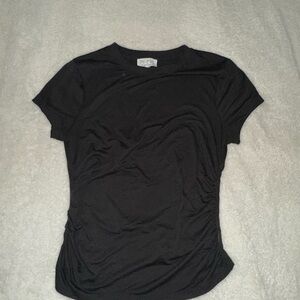 Sofia by Sofia Vergara Black Short Sleeve Tee